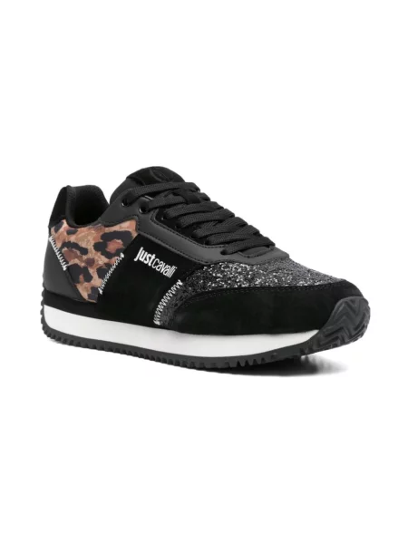Sneakersy Just Cavalli zamszowe czarne