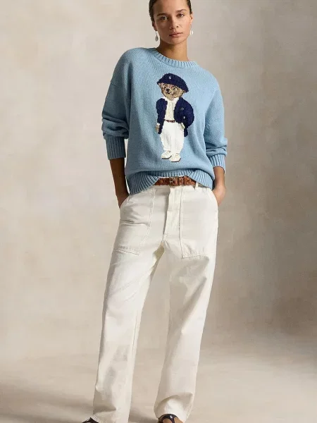 Polo Ralph Lauren Sweter niebieski