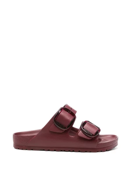 Сандали Birkenstock без ток с катарама червено