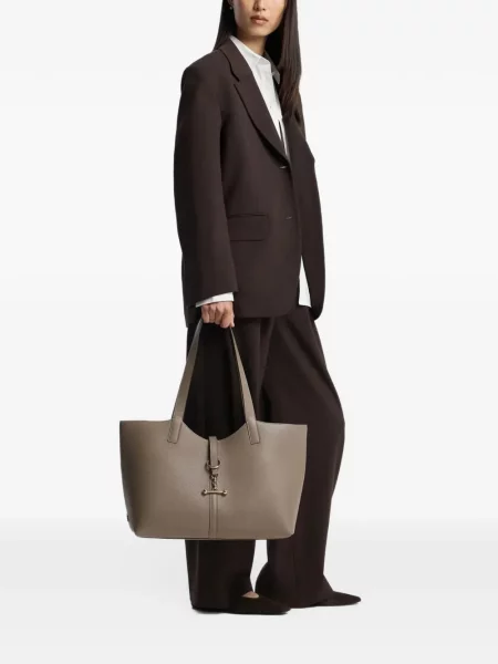 Τσάντα shopper Strathberry καφέ