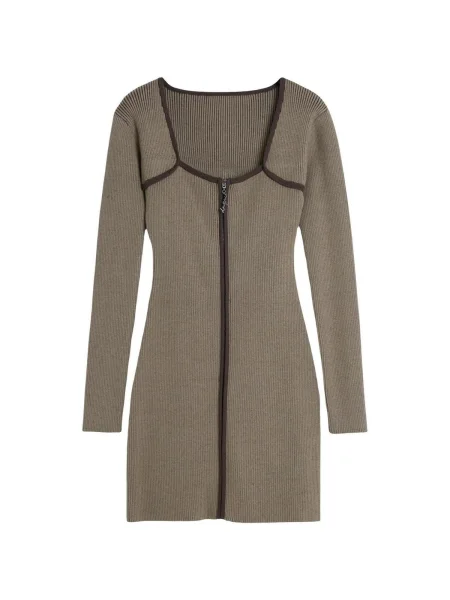 Rochie maxi Desigual cu mâneci lungi lungă negru