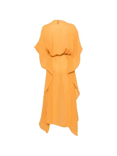 Rochie maxi 120% Lino portocaliu