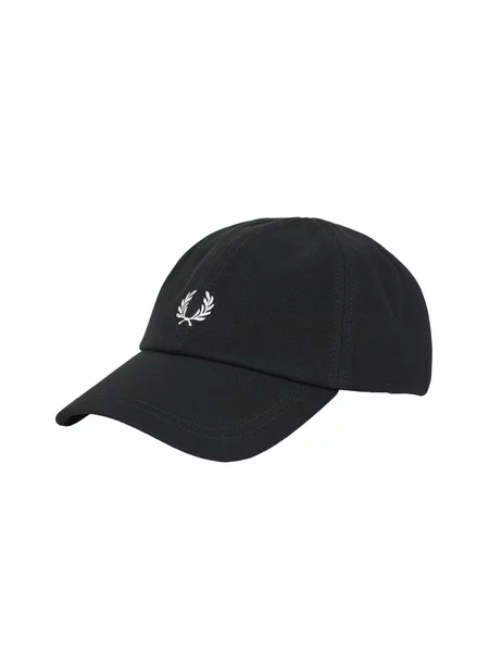 Klasična kapa s šiltom Fred Perry bela
