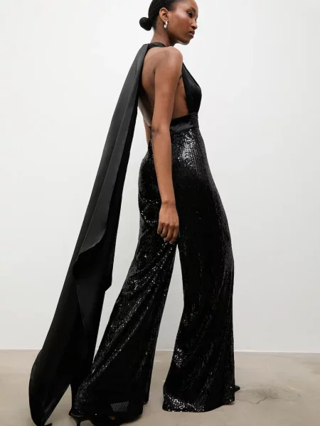 Answear.LAB salopeta cu decolteu in v negru