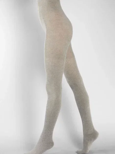 Утепленные колготы Elegante бежевые