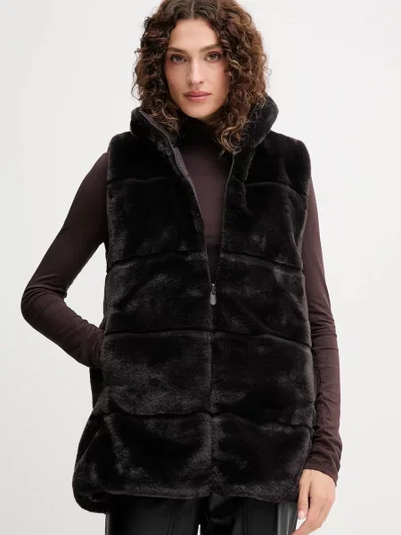 Save The Duck bezrękawnik NIVES zimowy brązowy