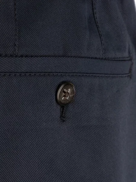 Společenské kalhoty Corneliani se stahovací šňůrkou modré