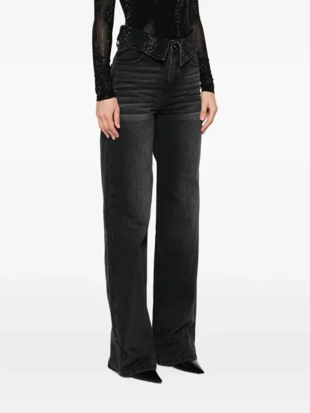 Blugi cu picior larg Twenty Fourhaitch negru