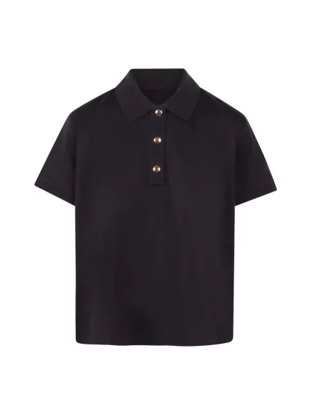 Koszulka polo Moncler czarna