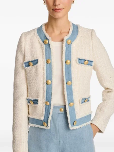 Kurtka jeansowa Weill Paris tweedowa