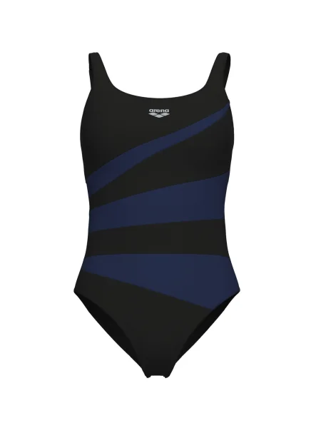 ARENA Costum de baie modelator SHAPEWEAR BELLA C-CUP indigo argintiu negru