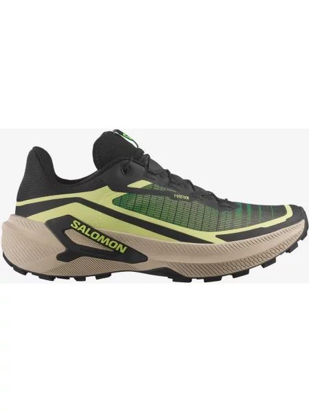Buty do biegania Salomon Genesis 2 zielony żółty 40 czarny