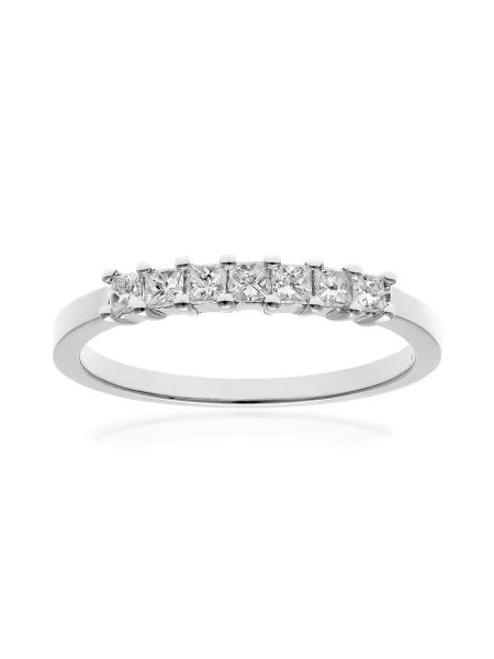 DIAMANT LETERNEL Prsten Eternity-Ring aus Weißgold mit Karat Diamant stříbrná