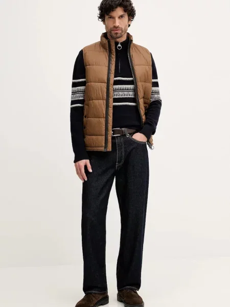 Безрукавка Barbour зимова коричневий