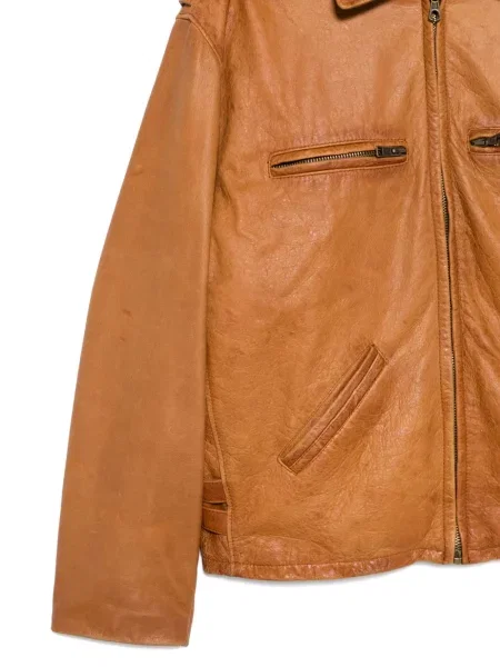 Retro kožená bunda A.n.g.e.l.o. Vintage Cult hnědá