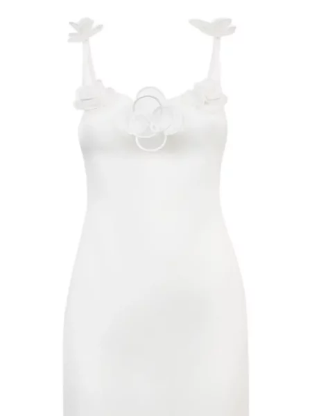 Rochie midi David Koma alb