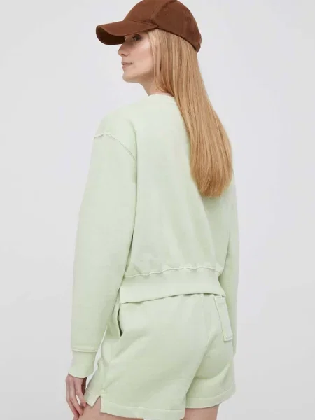 Mikina Pepe Jeans ADRIANA hladká zelená