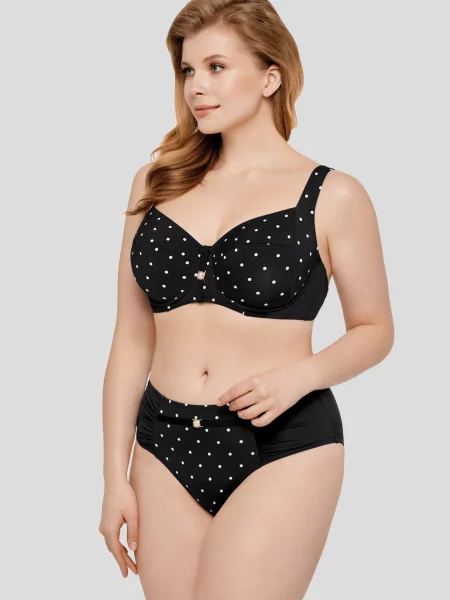 Купальник Marc&andre в горошок чорний