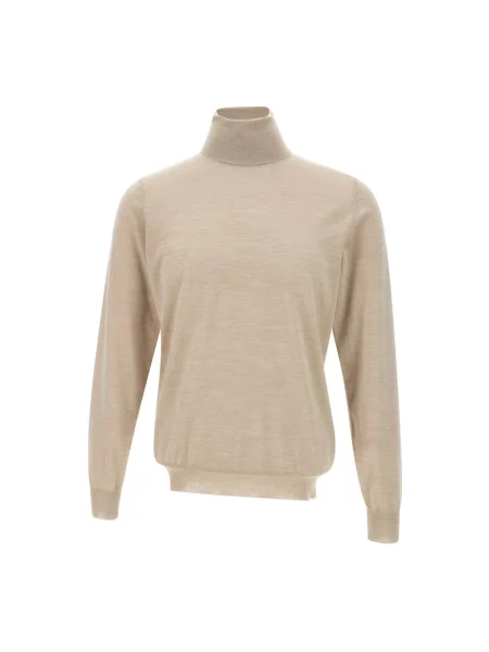 Golf Filippo De Laurentiis wełniany beżowy