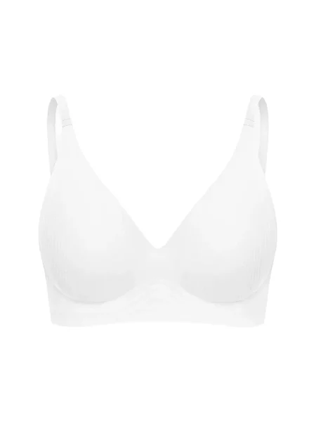 Cfab Grudnjak Rib Comfort Push-Up BH' bijela