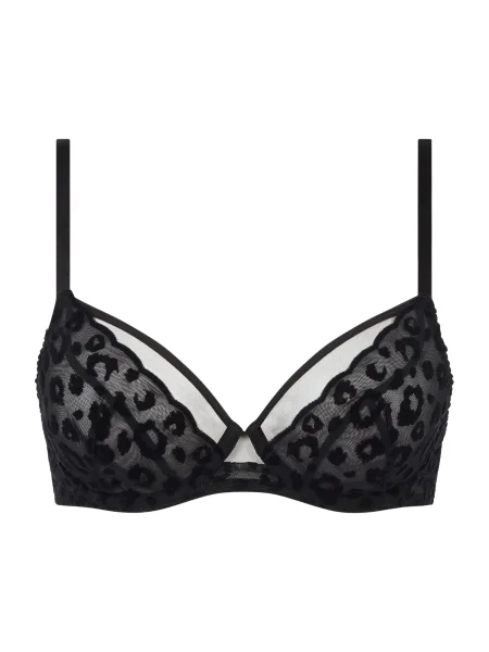 Chantelle Sutien gri metalic negru