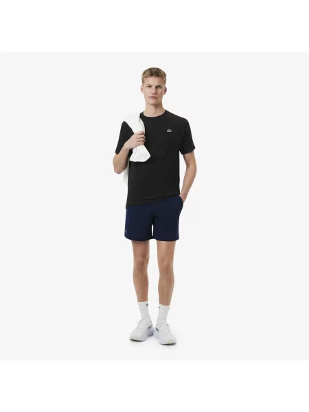 Lacoste Sportowa Koszulka Ultra Dry Ze Streczem czarna