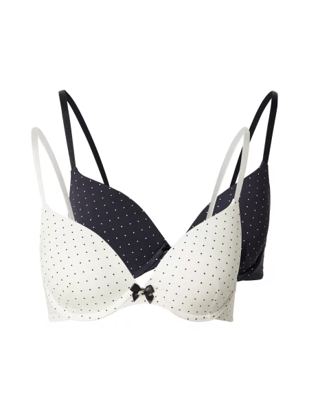 Hunkemöller Sutien P&M negru alb