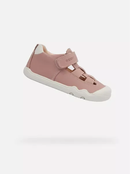Sneakerși Geox alb