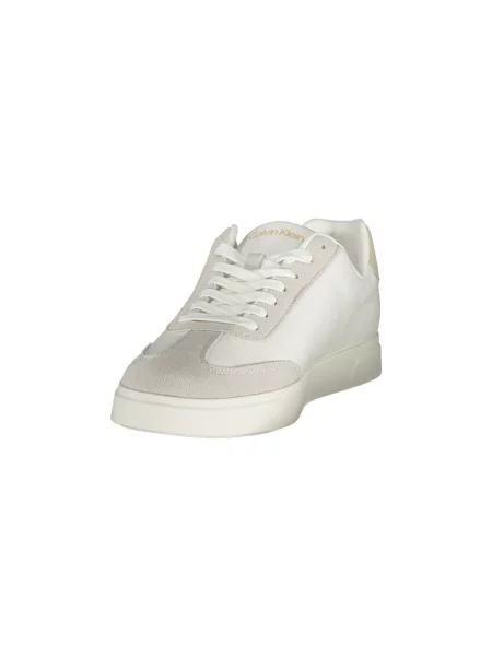 Bőr sneaker Calvin Klein bézs