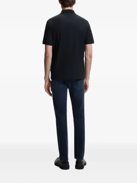 Polo Boss ζακάρ μαύρο