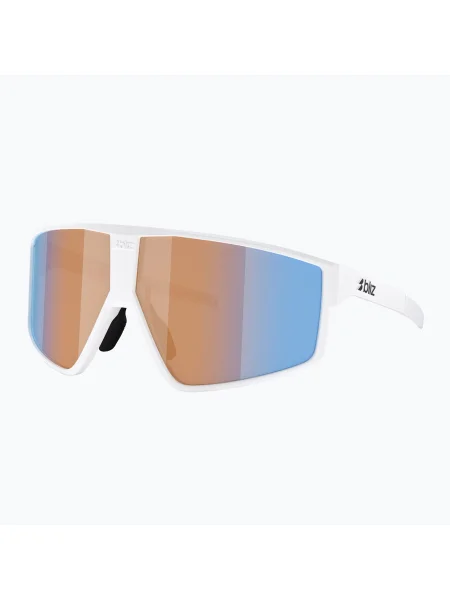 Bliz Nano Optics Nordic Light matt fehér/korall/narancs kék multi napszemüveg. Méret: OS fehér