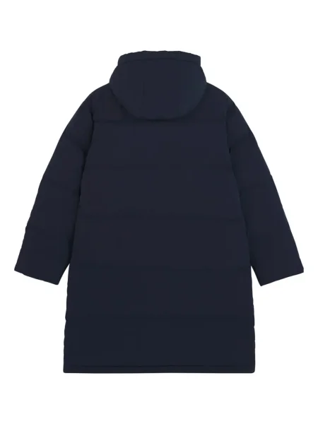 Παλτό Maison Kitsuné με κουκούλα μπλε