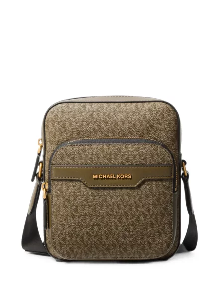 Geantă Michael Kors cu autograf maro