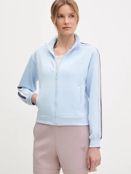 Guess bluza YARROW z aplikacją niebieski