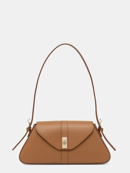 Answear.LAB torebka skórzana brązowa