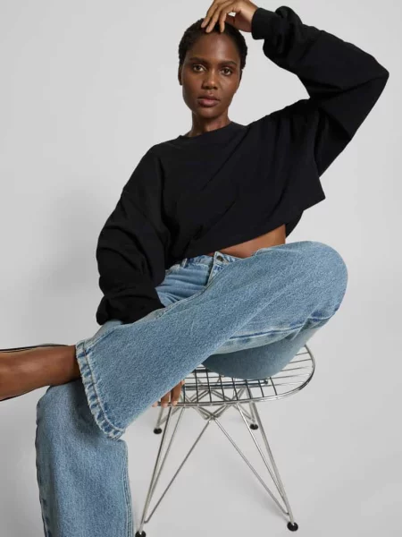 Rotate jeansy 0 high waist niebieskie