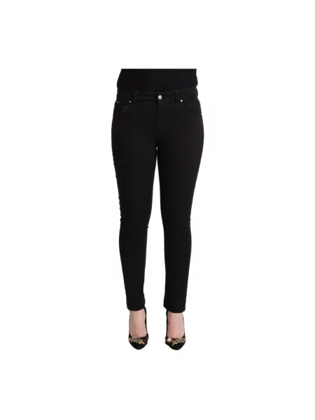 Skinny jeansy skinny Dolce And Gabbana czarne