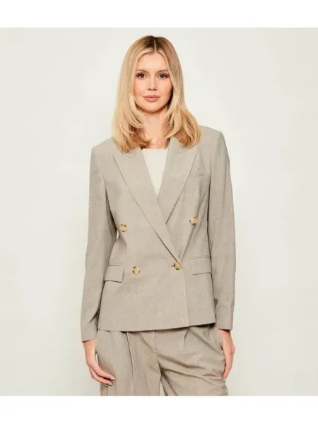 BOSS BLACK De lână sacou negru