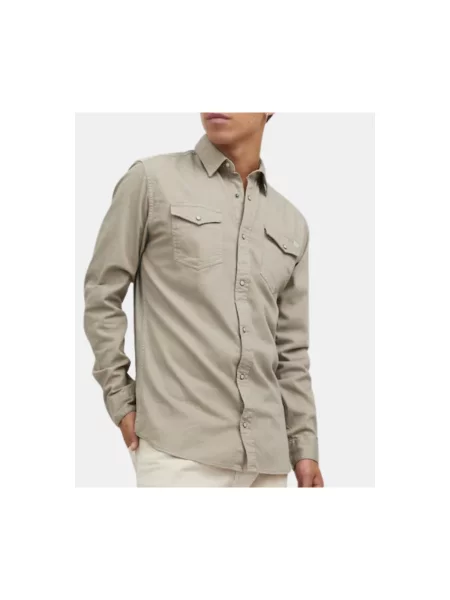 JACK & JONES Košulja Sheridan pijesak smeđa