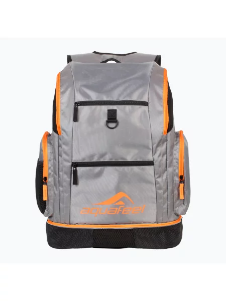 Plecak pływacki aquaFeel Rucksack 42 l grey/orange szary
