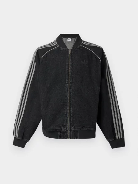 ADIDAS ORIGINALS Geacă de primăvară-toamnă SST TT gri deschis / denim negru