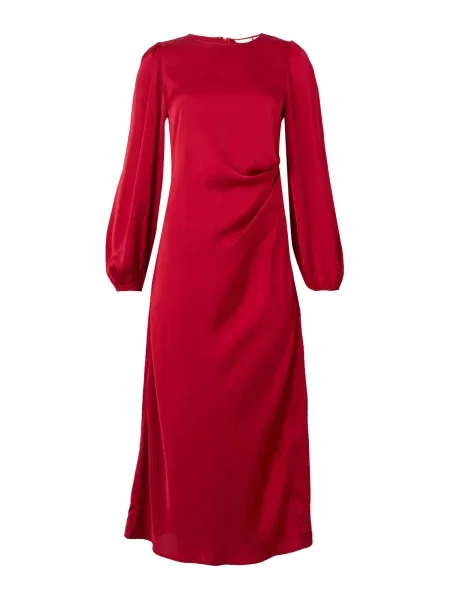 VILA Rochie de seară VICLASS roşu închis