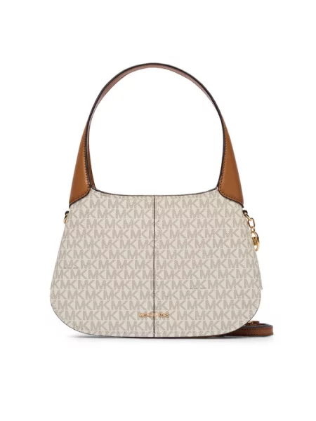 Ročna torba MICHAEL Michael Kors Écru rjava