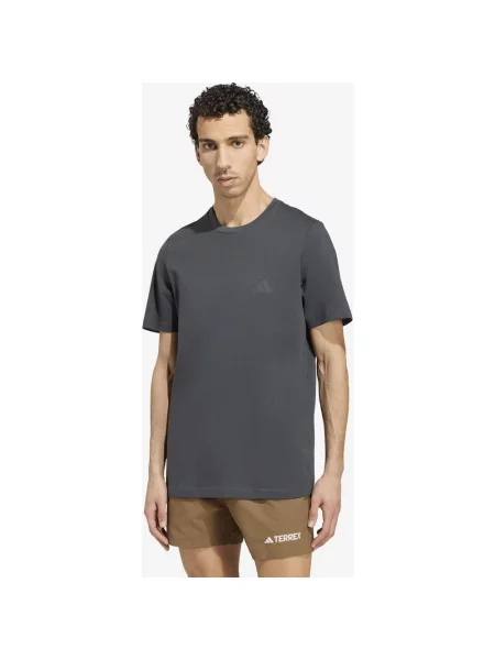 Koszulka z krótkim rękawem adidas Terrex Mountain Graphic ciemnoszary S szara