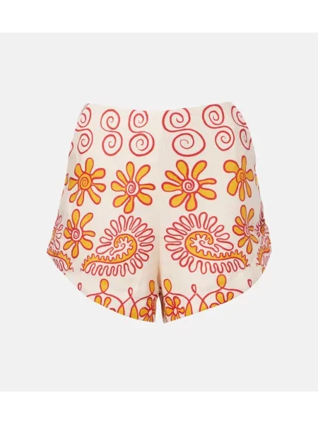 Pantaloni scurți Cala De La Cruz de in cu imagine bej