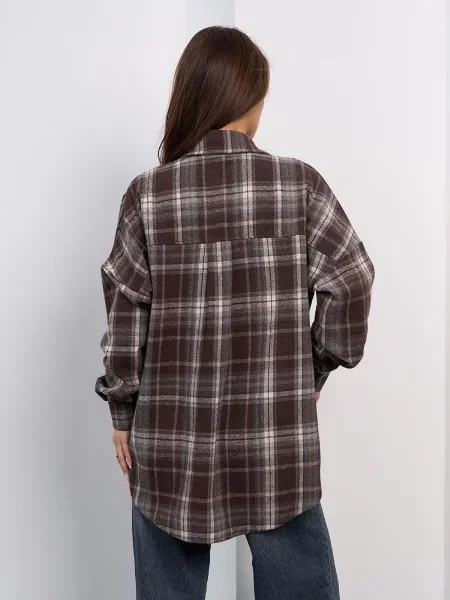 Рубашка Issa Plus коричневая