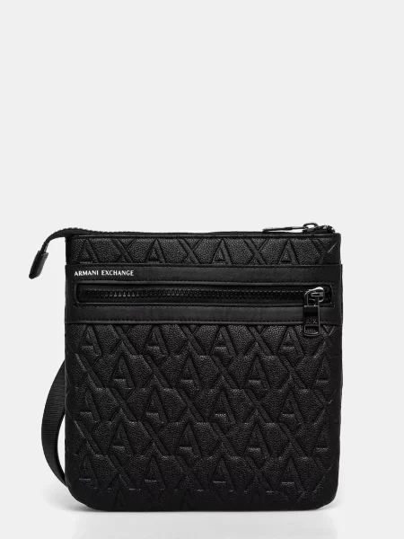 Crossbody táska Armani Exchange fekete