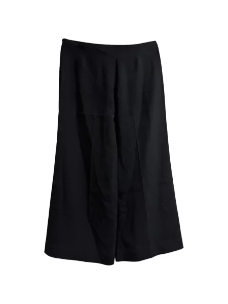 Pantaloni palazzo Theory din crep negru