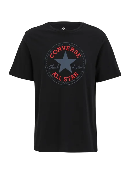 CONVERSE Majica ARCH ALL ST temno siva / rdeča črna