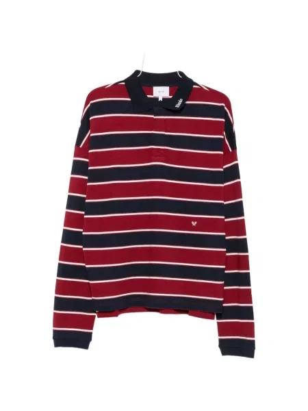 Lung tricou polo Rhude roșu